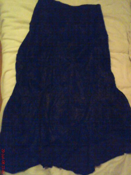 Jupe en velours