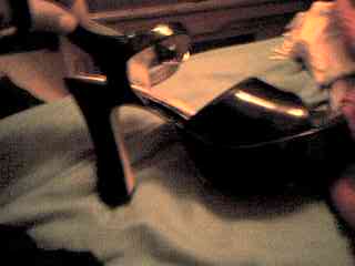 nu pied fetish en vynil